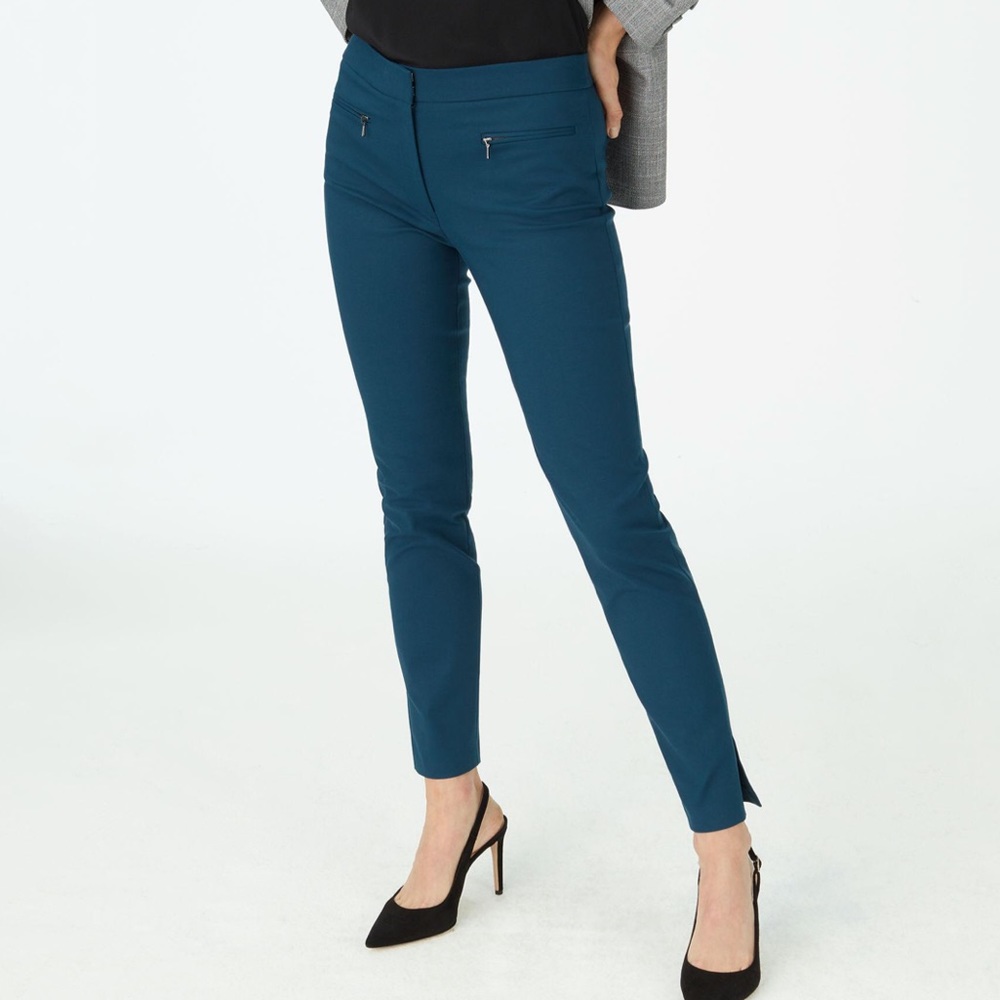 NWT Club Monaco Aveena Pants in Blue Size 8